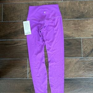 lululemon athletica Purple Leggings size 6 NWT